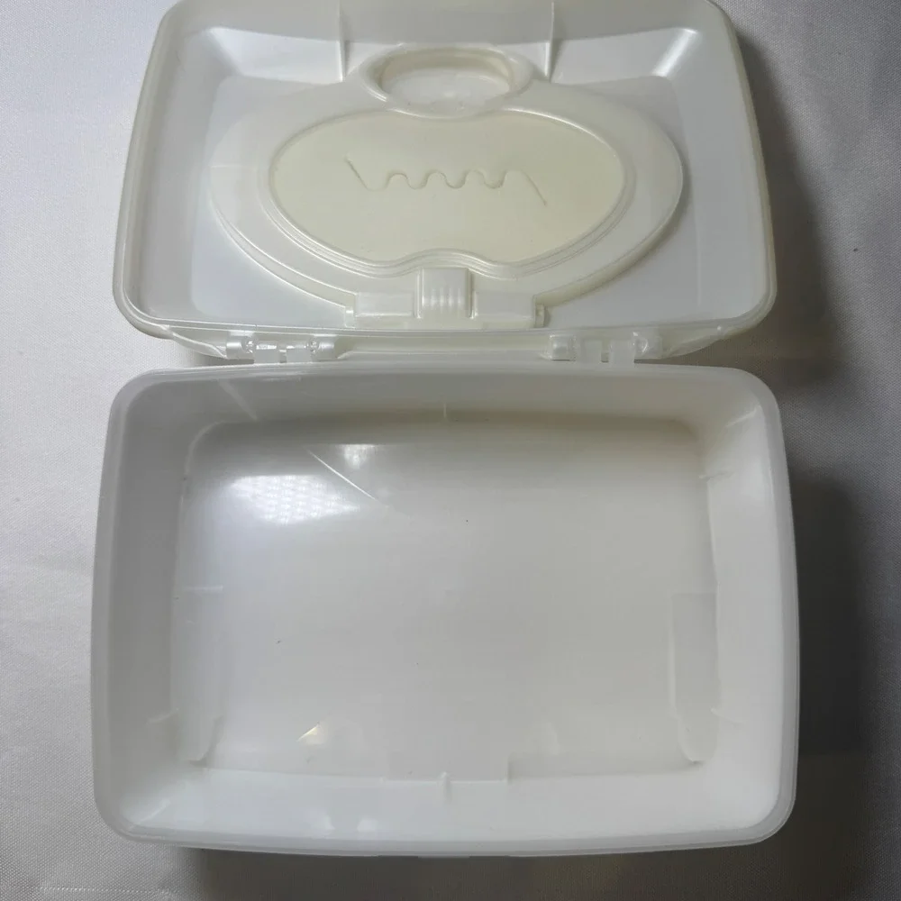Cottonelle Fresh Flushable Wipes Dispenser Tub White Floral Pop Up Lid Reusable